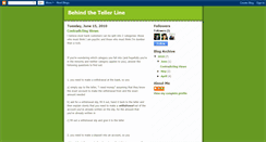 Desktop Screenshot of behindthetellerline.blogspot.com