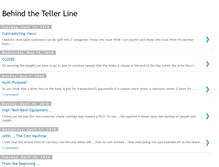 Tablet Screenshot of behindthetellerline.blogspot.com