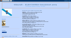 Desktop Screenshot of eleccionesgallegas2009.blogspot.com