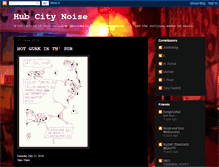 Tablet Screenshot of hubcitynoise.blogspot.com