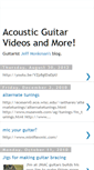 Mobile Screenshot of guitarvideosacoustic.blogspot.com