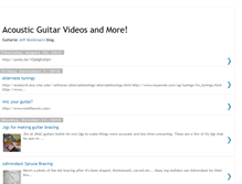 Tablet Screenshot of guitarvideosacoustic.blogspot.com