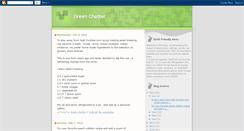 Desktop Screenshot of greenchatter.blogspot.com