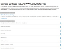 Tablet Screenshot of caminosantiago.blogspot.com