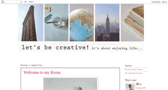 Desktop Screenshot of letsbecreative-now.blogspot.com