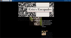 Desktop Screenshot of erinescapades.blogspot.com