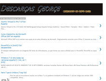 Tablet Screenshot of descargasgeorge.blogspot.com