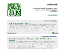 Tablet Screenshot of pakistanblogs.blogspot.com