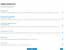 Tablet Screenshot of addlinkhere.blogspot.com