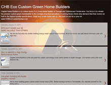 Tablet Screenshot of ecocustomhomebuilders.blogspot.com