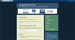 Desktop Screenshot of macosxuser.blogspot.com