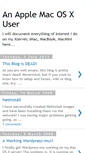 Mobile Screenshot of macosxuser.blogspot.com