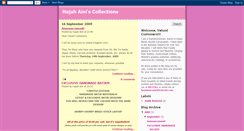 Desktop Screenshot of ainiscollection.blogspot.com