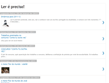 Tablet Screenshot of ler-e-preciso.blogspot.com