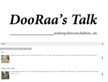 Tablet Screenshot of doras-talk.blogspot.com