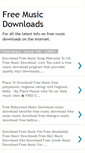 Mobile Screenshot of free-music-downloads-info.blogspot.com