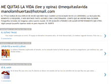 Tablet Screenshot of mequitaslavida.blogspot.com