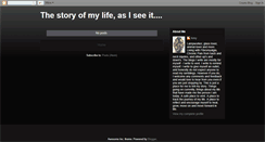 Desktop Screenshot of mysideoflife.blogspot.com