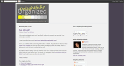 Desktop Screenshot of delightfullyorganized.blogspot.com