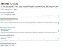 Tablet Screenshot of abriendomelones.blogspot.com