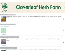 Tablet Screenshot of cloverleafherbs.blogspot.com