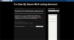 Desktop Screenshot of for-sale-by-owner-mls-listing.blogspot.com