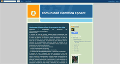 Desktop Screenshot of comunidadcientificaepo47.blogspot.com