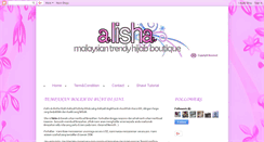 Desktop Screenshot of alisha-hijab.blogspot.com