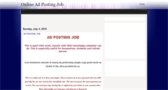 Desktop Screenshot of jobparttimeonline.blogspot.com