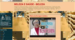 Desktop Screenshot of belezaesaude-beleza.blogspot.com