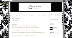 Desktop Screenshot of joliepoire.blogspot.com