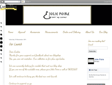 Tablet Screenshot of joliepoire.blogspot.com