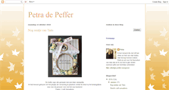 Desktop Screenshot of petra-depeffer.blogspot.com