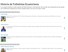 Tablet Screenshot of estrellasdelfutbolecuatoriano.blogspot.com