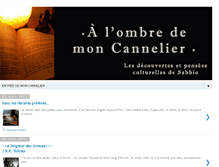 Tablet Screenshot of alombredemoncannelier.blogspot.com