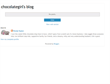 Tablet Screenshot of chocolategirlsblog.blogspot.com