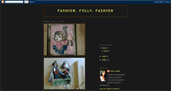 Desktop Screenshot of fashionfollyfashion.blogspot.com