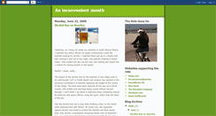 Desktop Screenshot of inconvenientmonth.blogspot.com