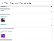 Tablet Screenshot of oly-zis-alifie.blogspot.com