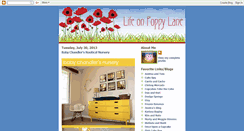 Desktop Screenshot of lifeonpoppylane.blogspot.com