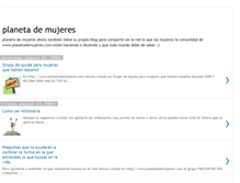 Tablet Screenshot of planetademujeres.blogspot.com