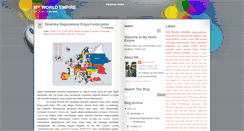 Desktop Screenshot of myworldempires.blogspot.com