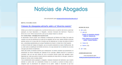 Desktop Screenshot of noticiasdeabogados.blogspot.com