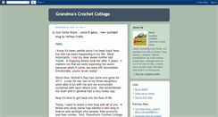 Desktop Screenshot of grandmascrochetcottage.blogspot.com