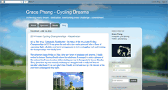 Desktop Screenshot of gracephangcycling.blogspot.com