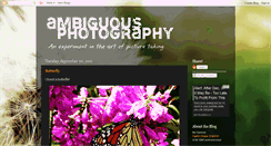 Desktop Screenshot of ambiguousphotography.blogspot.com