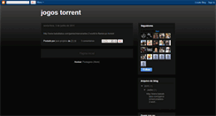 Desktop Screenshot of jogostorrent.blogspot.com