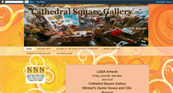Desktop Screenshot of cathedralsquaregallery.blogspot.com