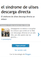 Mobile Screenshot of elsindromedeulisesdescargadirecta.blogspot.com