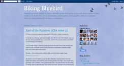 Desktop Screenshot of bikingbluebird.blogspot.com